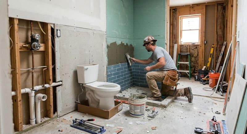 Bathroom Construction in Katy, TX