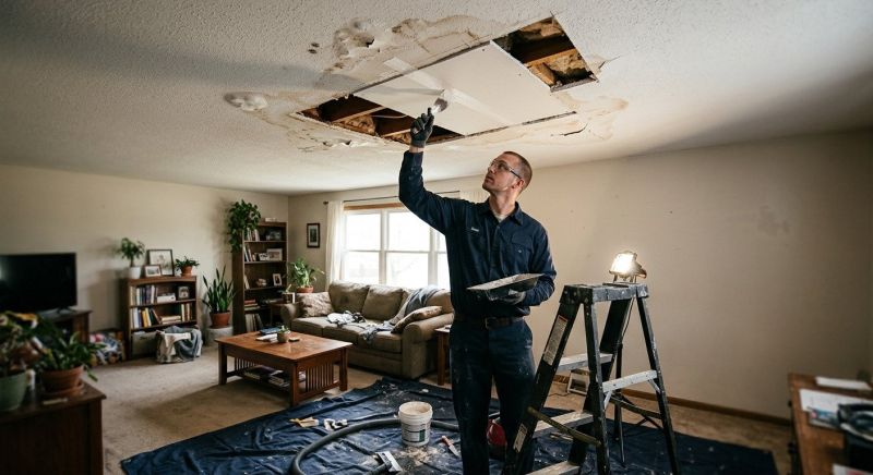 Water Damage Ceiling Repair in Littleton, CO